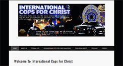 Desktop Screenshot of internationalcopsforchrist.com