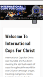 Mobile Screenshot of internationalcopsforchrist.com