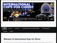 Tablet Screenshot of internationalcopsforchrist.com